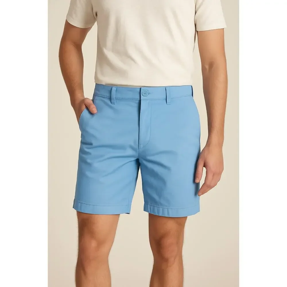 J.Crew Men’s Cotton Chino Shorts Blue Size 33